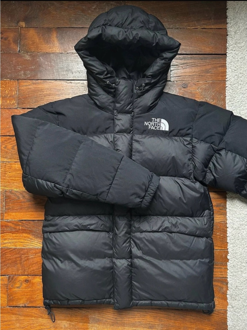 The North Face Black Hooded Puffer Coat